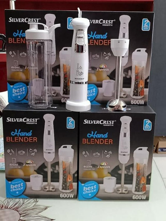خلاط يدوي SilverCrest HB6079B-N – قوة 600 واط